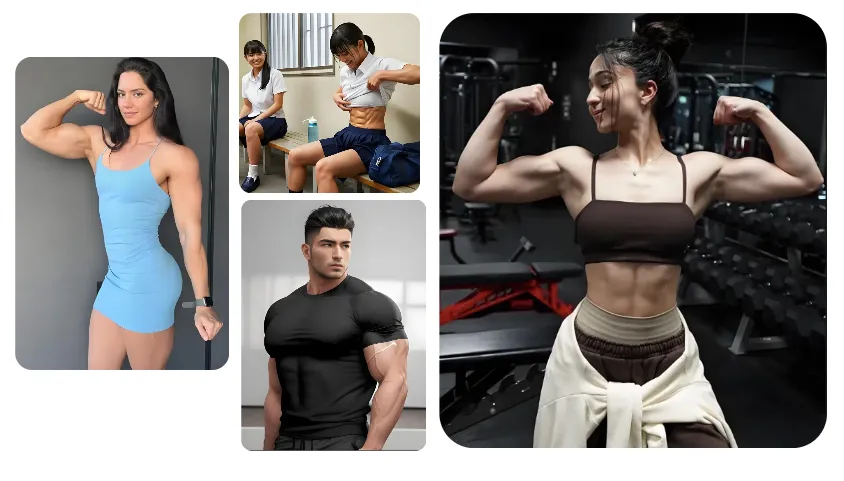 Predicting Fitness Results with AI Muscle Generator
