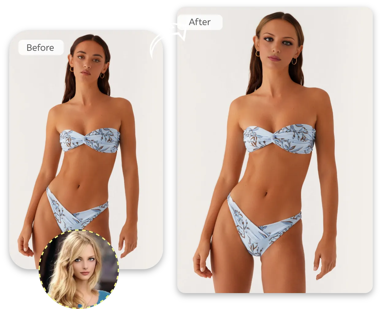 Showcase Fitness Transformations with the Body Swap Tool