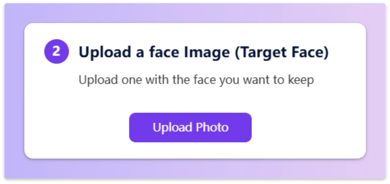 Choose the Face to Swap