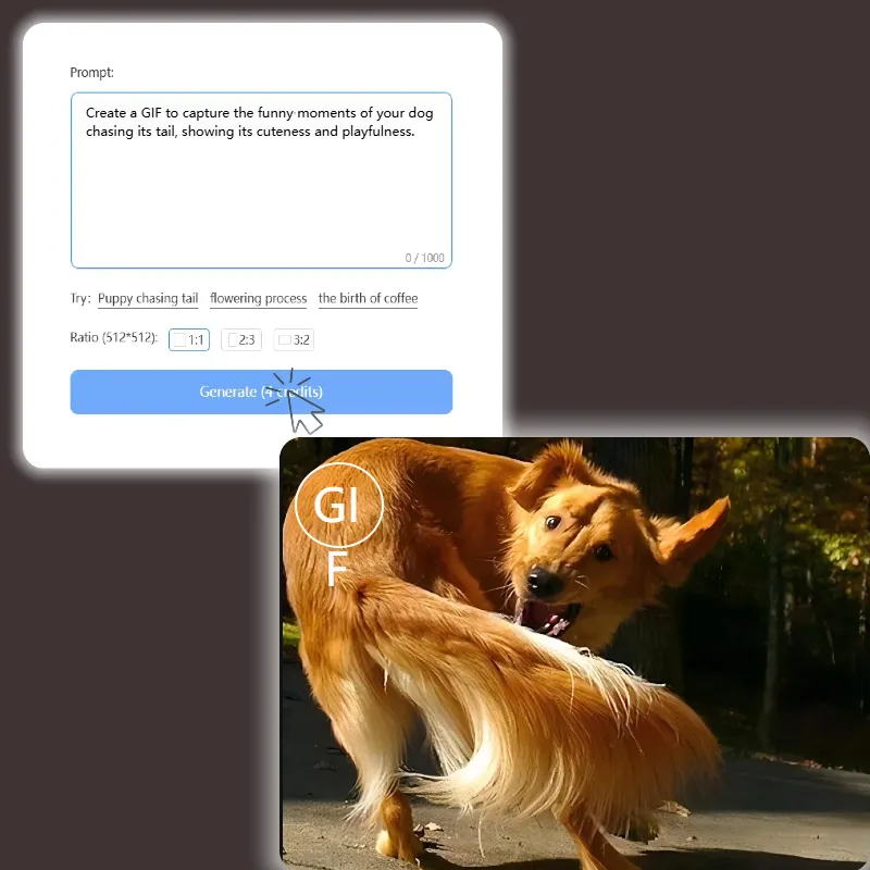 Create GIFs instantly with the Text to Meme GIF Tool
